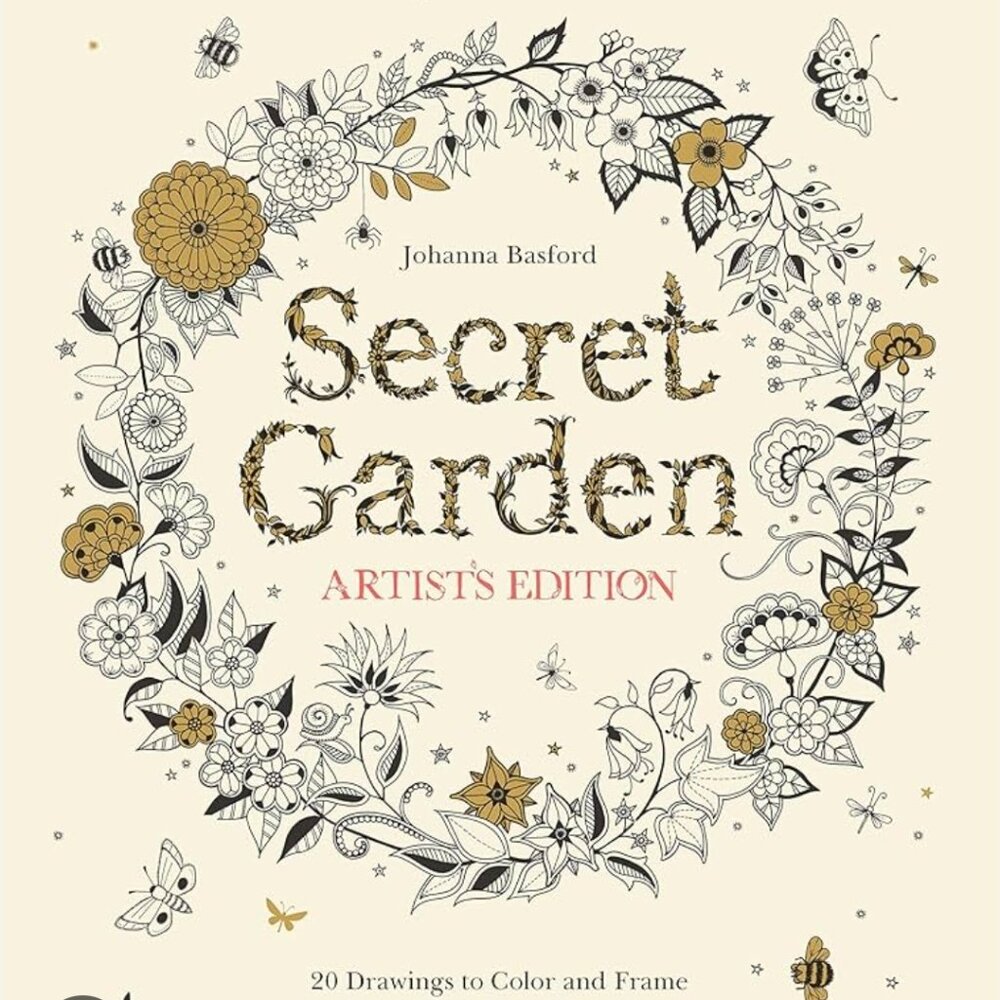 Secret Garden Artist's Edition coloring book/ Johanna Basford